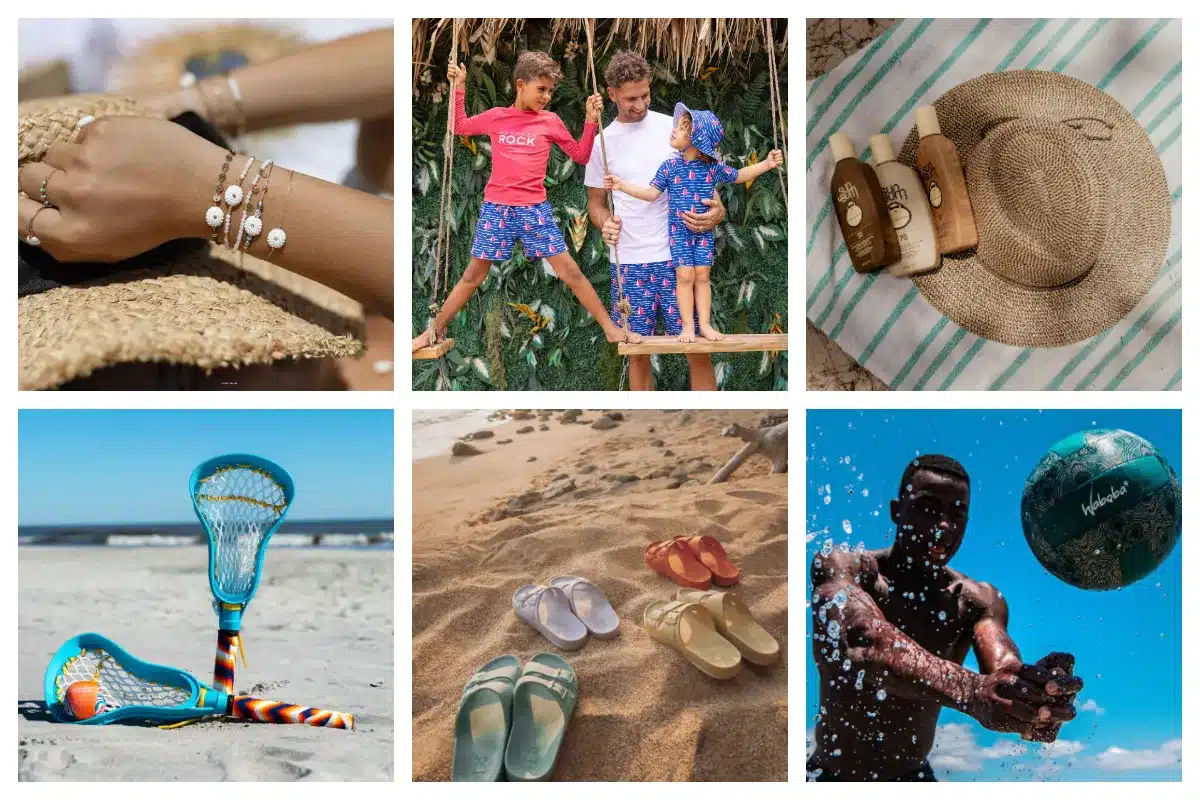 to Beach Life Concept-perfect gear for a fun day in the sun,bikinis, comfy swim trunks, or essential beach accessories BeachMode