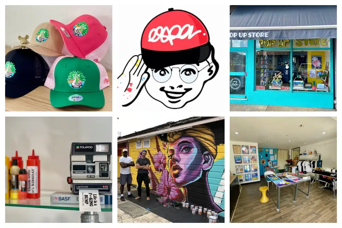 Art by ESPA - SXM Souvenir, St. Martin, T-Shirts, Caps, Posters, Post cards - Modern Art - Street Art - Marigot