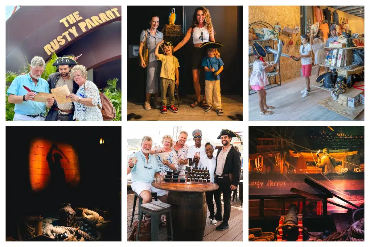 Pirate Experience in Philipsburg | Cave Adventure Attraction in St. Maarten The Rusty Parrot - Pirate Experience, Family, Couples, Kids Adventure - Fun Day Activity