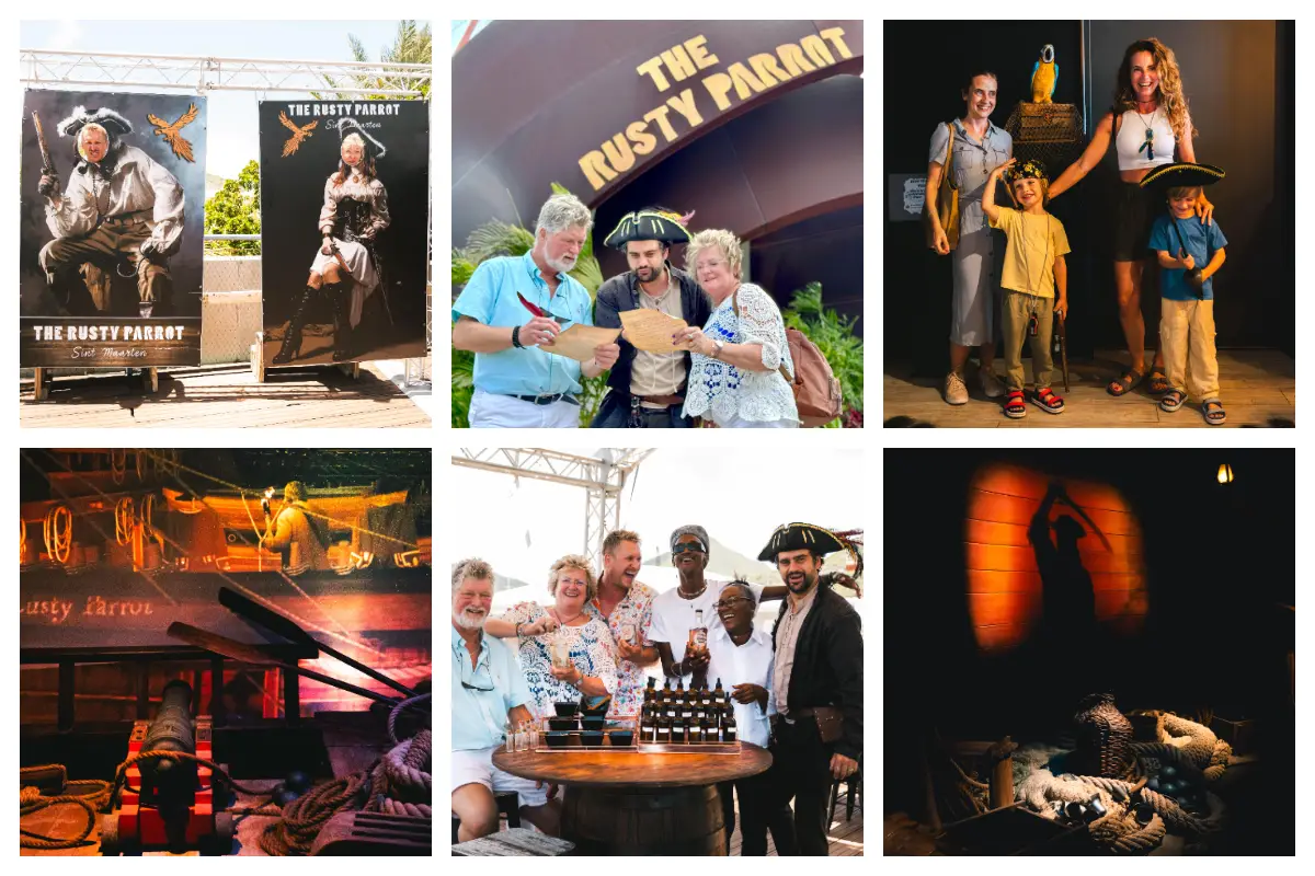 The Rusty Parrot Pirate Experience - Location Philipsburg St. Maarten - Best Family and Kids Activity