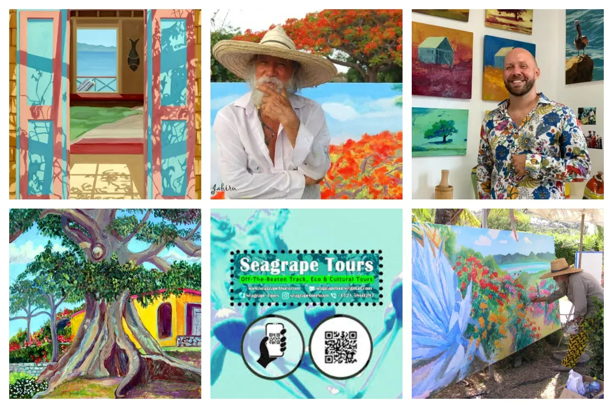 Art Tour – Sint Maarten, Saint Martin, SXM – Ruby Bute, Roland Richardson, Tim Dowling, Max Phelipa, Zdenka Kiric, Alexandre Minquet_Intro Art Tour - SXM - Ruby Bute, Roland Richardson, Alexandre Minquet, Paul Elliot Thuleau, Francis Eck, Antoine Chapon