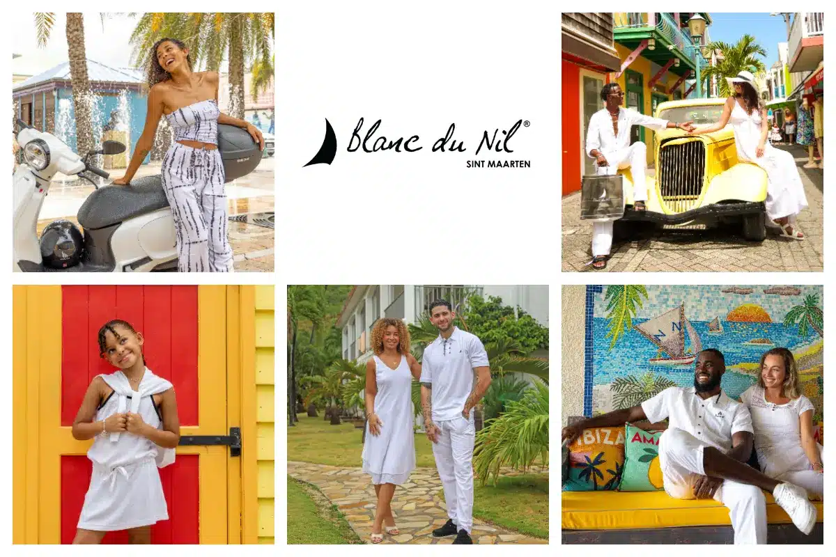Blanc du Nil in Front Street St Maarten - High-Quality Cotton White clothes at only $35