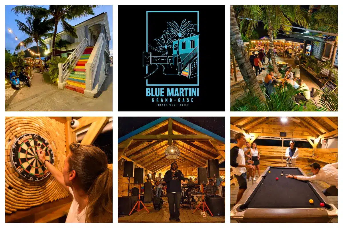 Blue Martini - Nightlife French Side - Party in St. Martin - Grand Case - The Original - Old House - Live Music