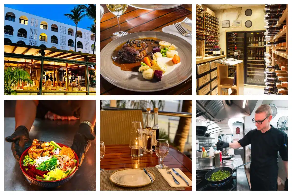 Ocean Lounge Restaurant in Philipsburg - Dutch Chef cooking French Cuisine with a Caribbean and International touch