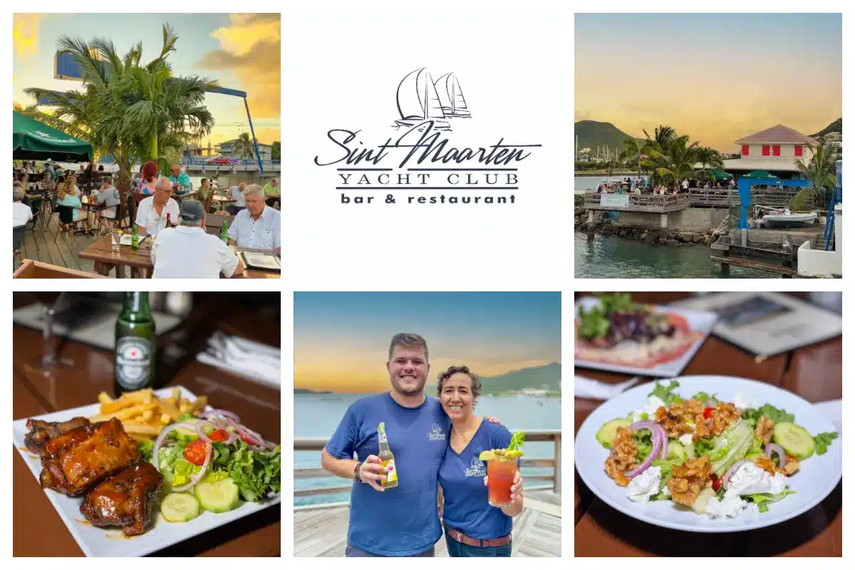 Sint Maarten Yacht Club - Best Spot to see Super Yachts come in at Simpson Bay Bridge I