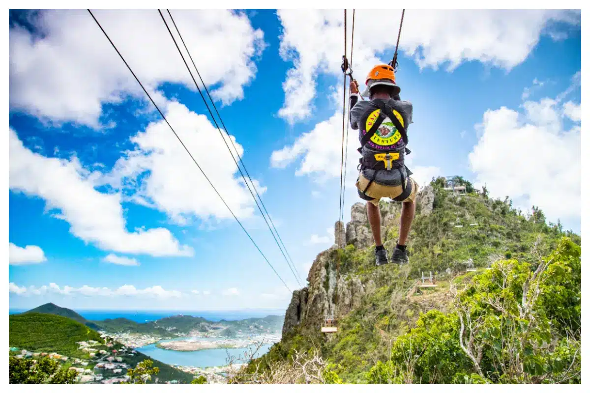 Book Sky Explorer - Chairlift & Gorgeous Views + 3 Ziplines on top - Top Bar for drinks - Rainforest Adventure