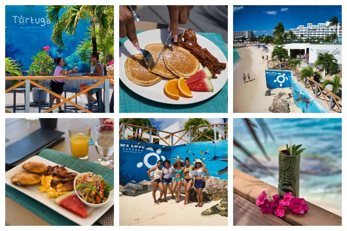 Tortuga Maho Beach - Breakfast while planespotting - Plane Landing Spot