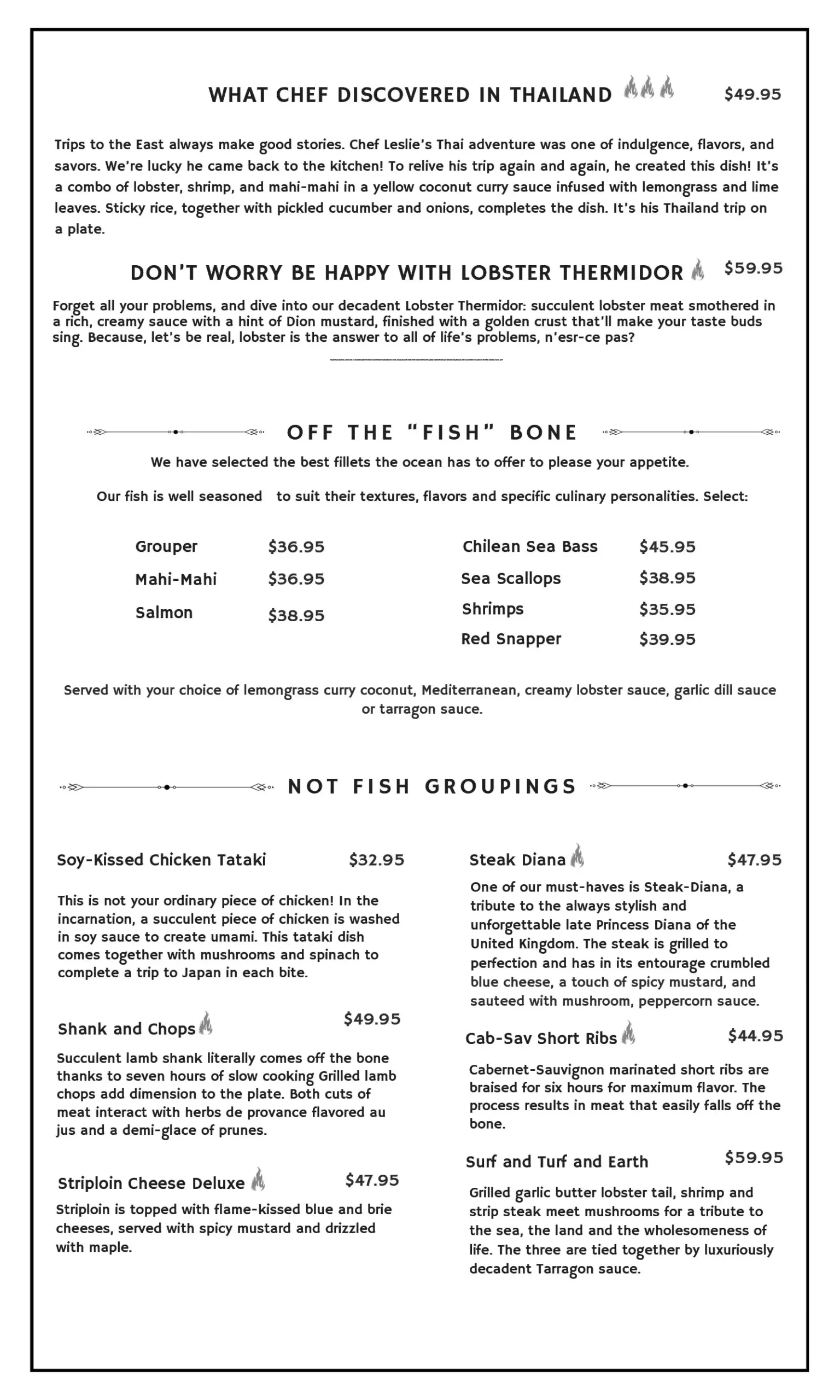 BIG FISH DINNER MENU 2025-4