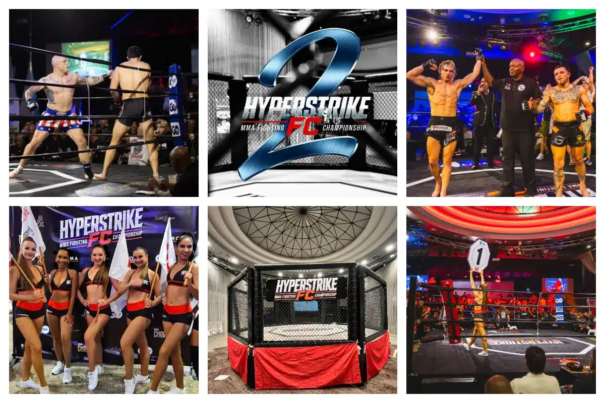 Witness the raw intensity of fighters in action at Hyperstrike FC SXM, showcasing the spirit of combat sports.