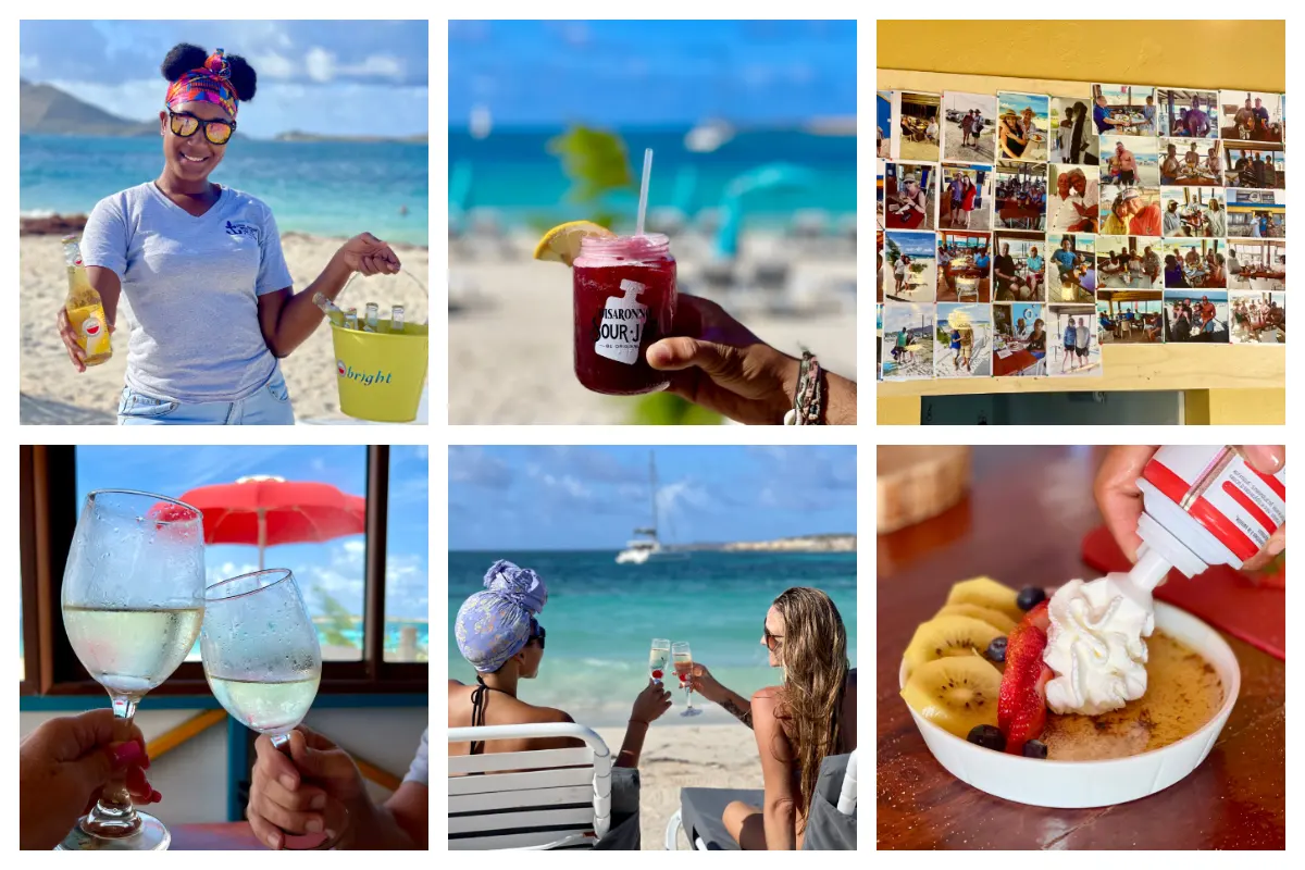 Pirate Hideout in Orient Bay Beach – Caribbean Beach Restaurant_INTro2 Pirate Hideout - A local Bar & Restaurant, where locals go for Caribbean food - Amstel Bright beach beer! S