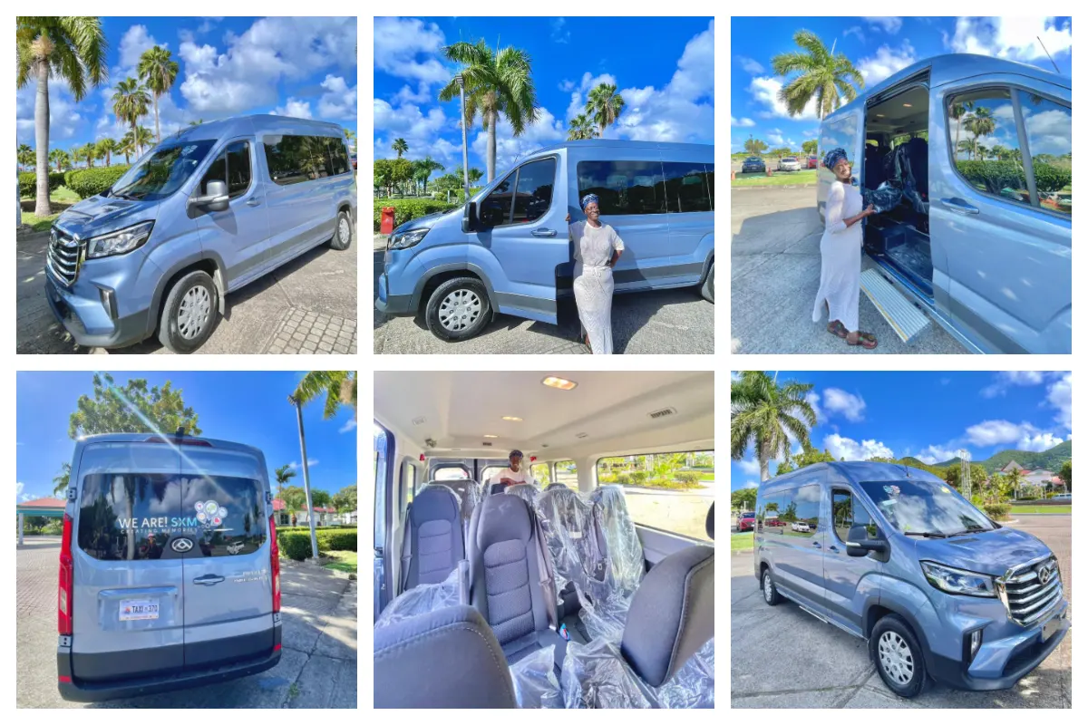 Taxi 370 driver Juliette Rombley, born and raised in St. Martin, offering friendly and professional taxi services Juliette Rombley - Taxi 370 - Born & Raised on St. Maarten | St. Martin