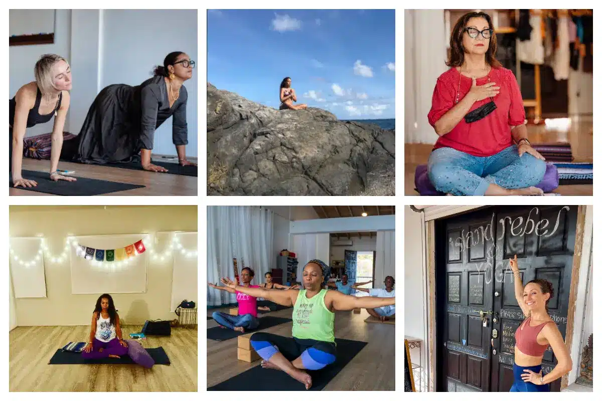 Island Rebel Yoga in Cole Bay – Studio with three rooms_Intro Island Rebel Yoga - Power Yoga, Hatha, Yin_Yang, Meditation, Pilates, Belly Dancing - Classes 5:45 am to 9 pm S