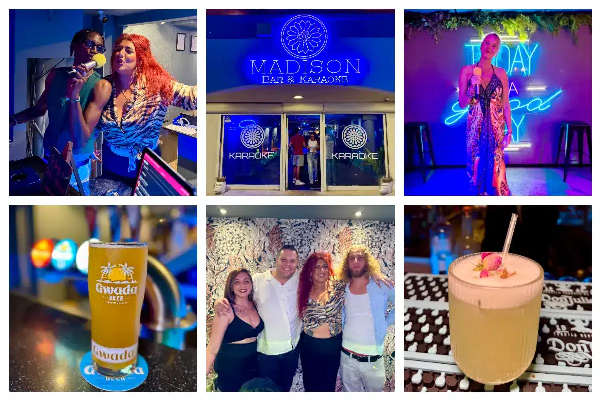 Madison Bar & Karaoke in Maho Village- Nightlife Dancing and singing with Pool table games 