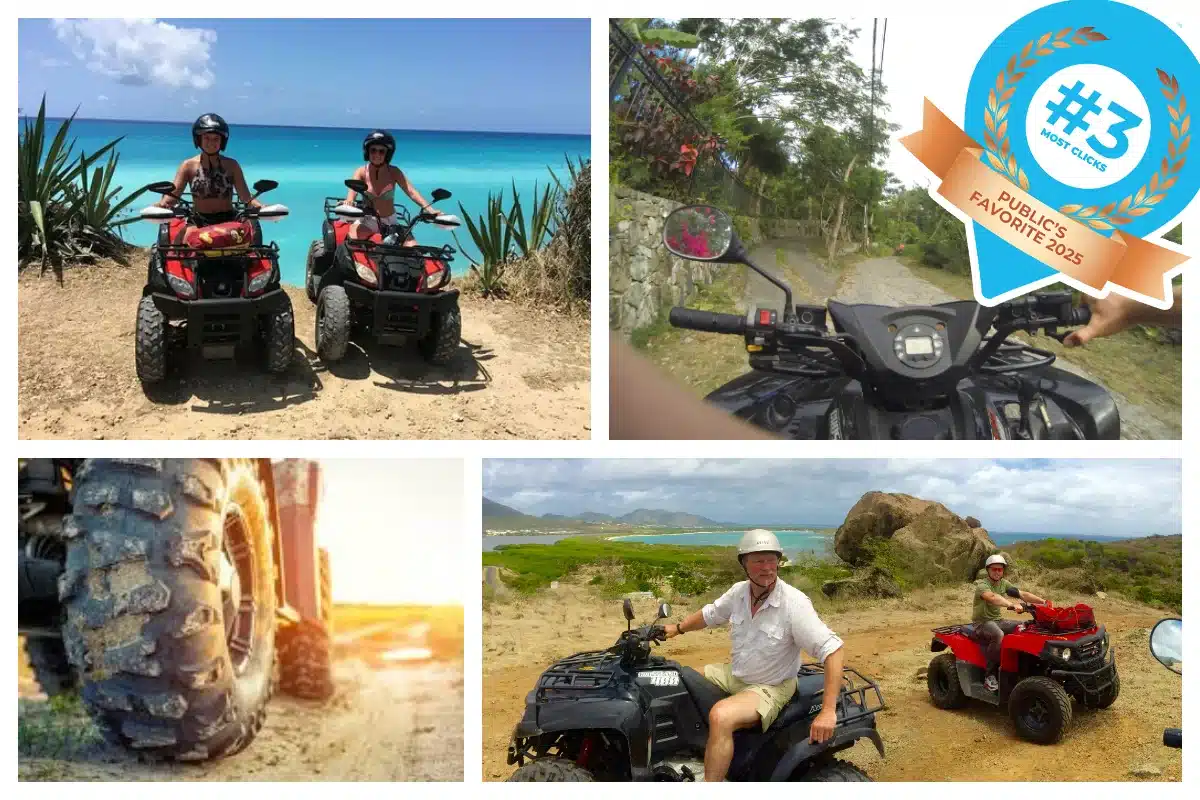 ATV - Quad - 4 Wheel Rental - Sint Maarten, St. Martin, Caribbean Island Tour