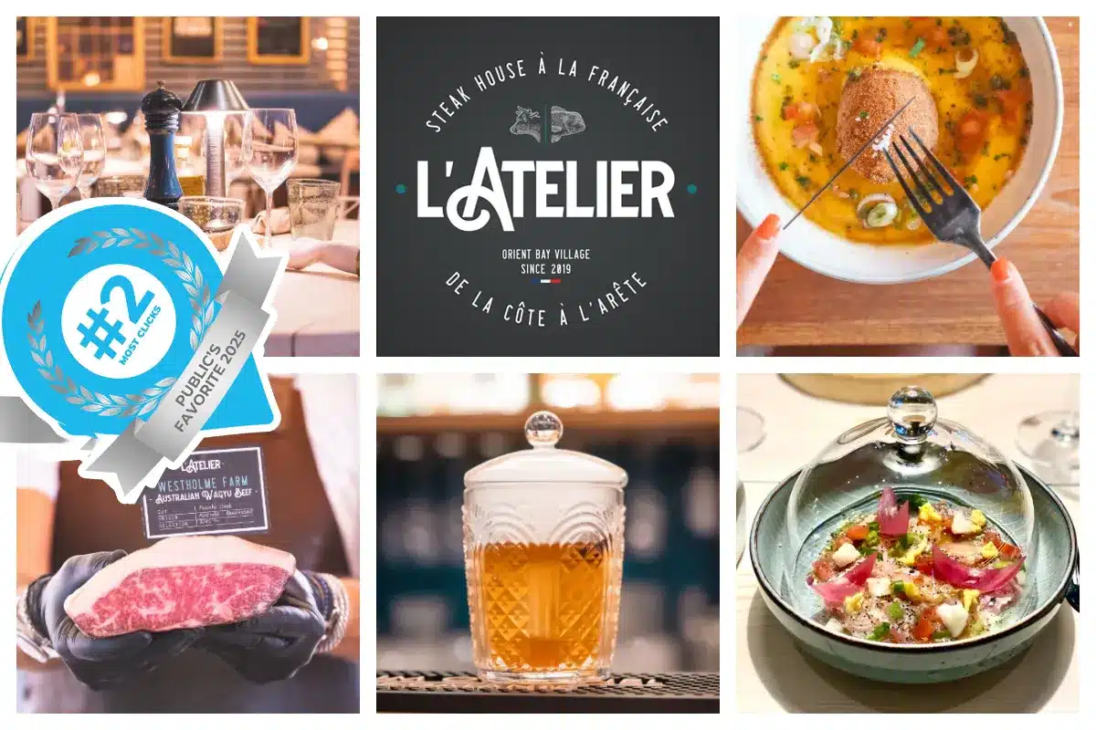 L'Atelier in Orient Bay - Steakhouse a la Francaise and Craft Cocktails I