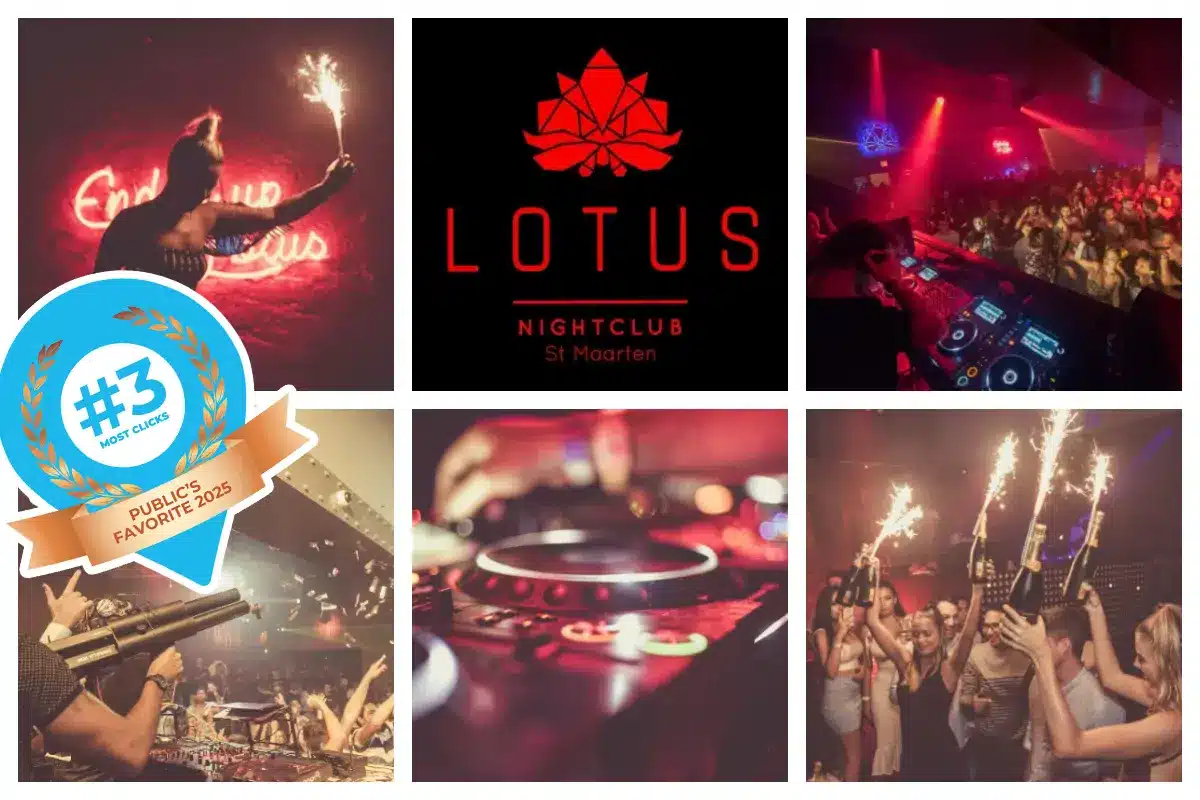 LOTUS Nightclub Simpson Bay - Leading Nightlife location, Dj's get the Dance floor going