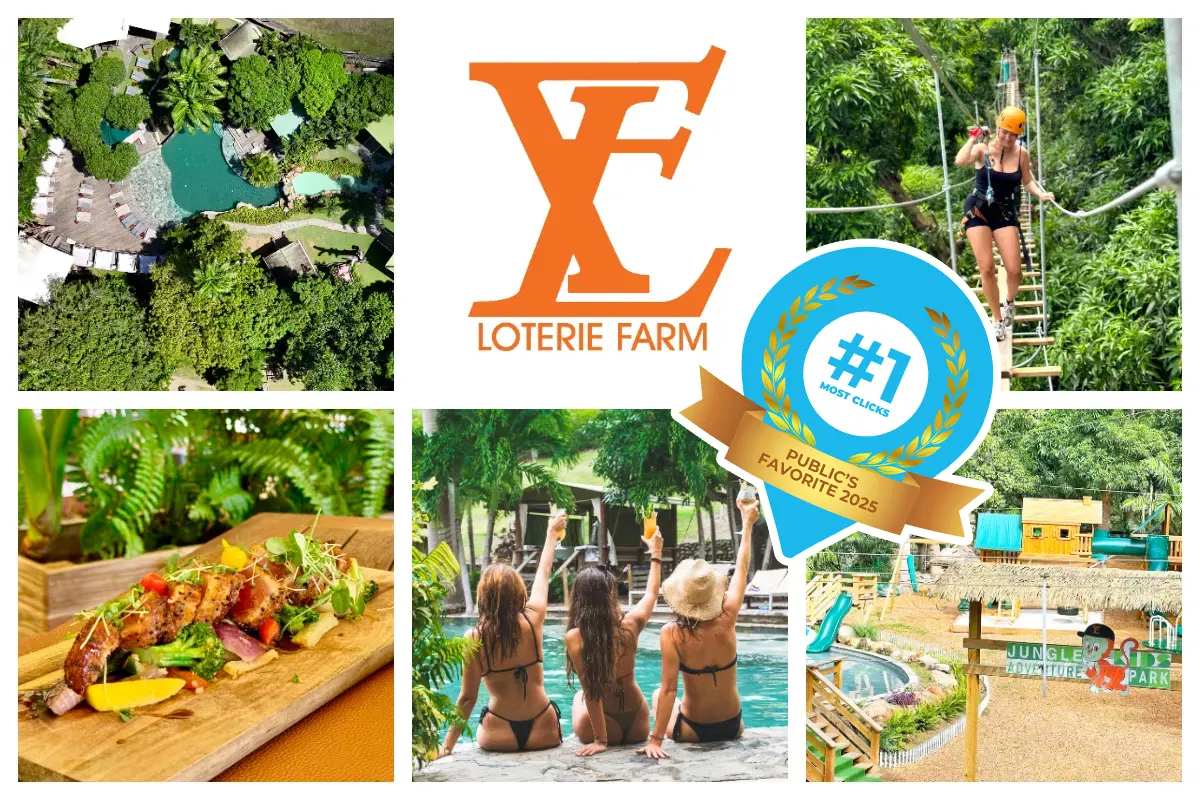 Loterie farm, your exacape in nature: Pool, Zipline, Restaurant, Bar, Hike.
