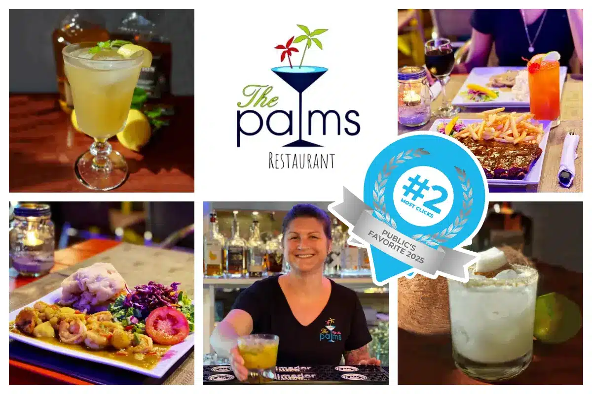 The Palms in Simpson Bay - Caribbean, Canadian Restaurant by Greg and Joelle - Home of the Famous Drunken Ribs