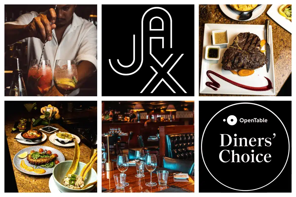 JAX Steakhouse & cocktail bar, located in Maho Village. Steaks, fresh seafood, exclusive cocktails in a Jazzy New York style atmosphere.