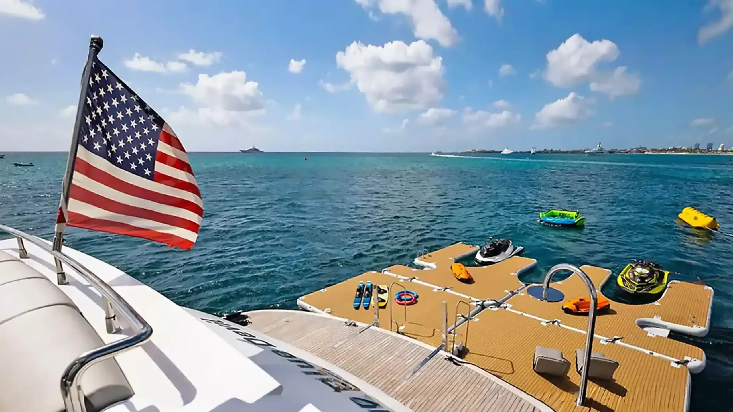 140ft BlueDevil Private Yacht - Watertoys and Playing platform